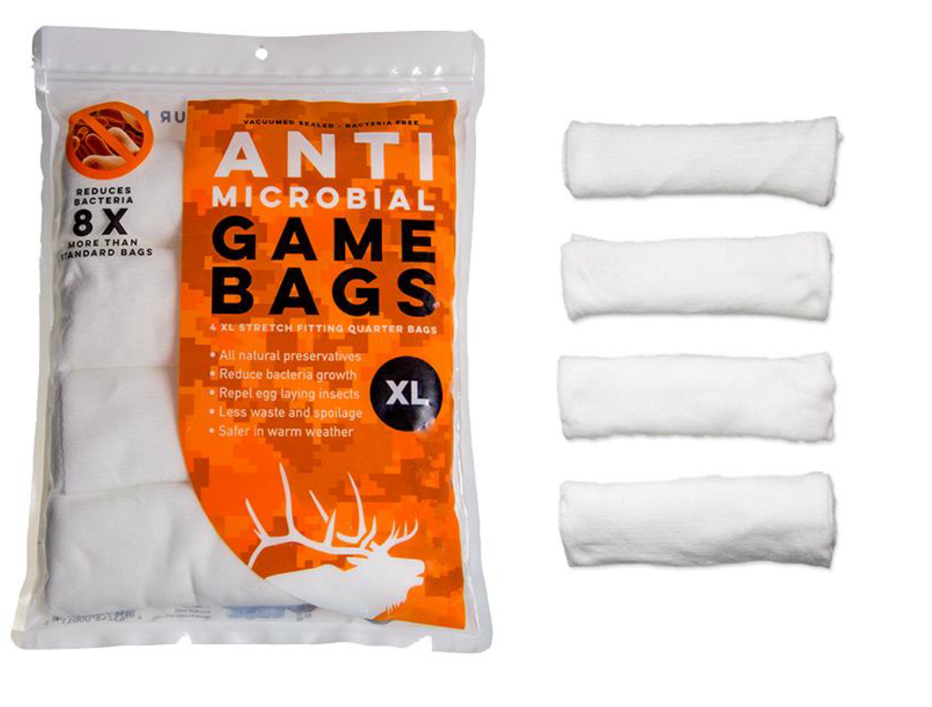 Anti-microbial Elk Quarter Game Bags XL