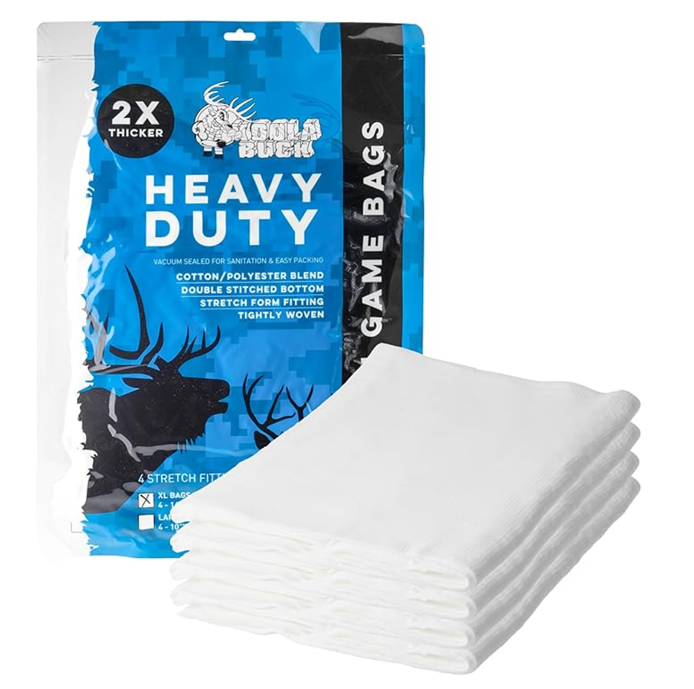 Heavy Duty Elk Quarter Game Bags XL – 4 Pack
