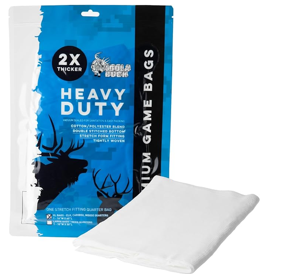 Heavy Duty Elk Quarter Game Bags XL – Single Pack